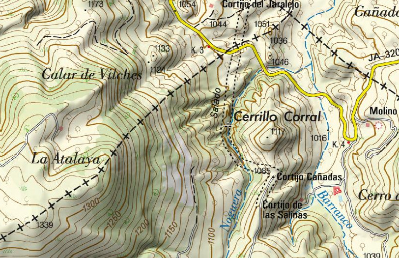 Puente del Barranco del Muerto - Puente del Barranco del Muerto. Mapa