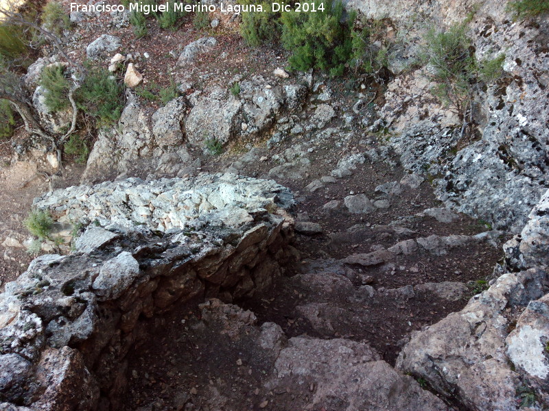 Tranco de la Majá del Carnero - Tranco de la Majá del Carnero. Escaleras