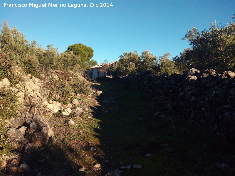 Aldea de Los Pérez - Aldea de Los Pérez. Llegando por el Camino de la Fuente del Pez