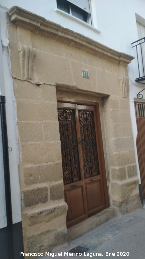 Casa de la Calle Pi�drola n� 19 - Casa de la Calle Pi�drola n� 19. Portada