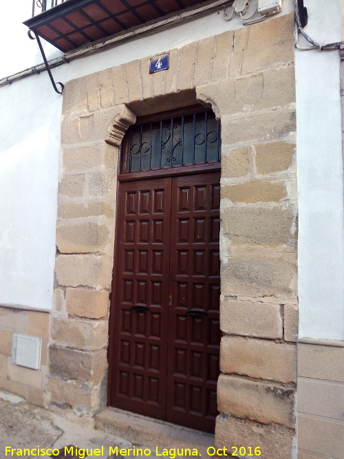 Casa de la Calle Piédrola nº 4 - Casa de la Calle Piédrola nº 4. Portada