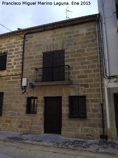 Casa de la Calle el Carmen nº 16 - Casa de la Calle el Carmen nº 16. Fachada