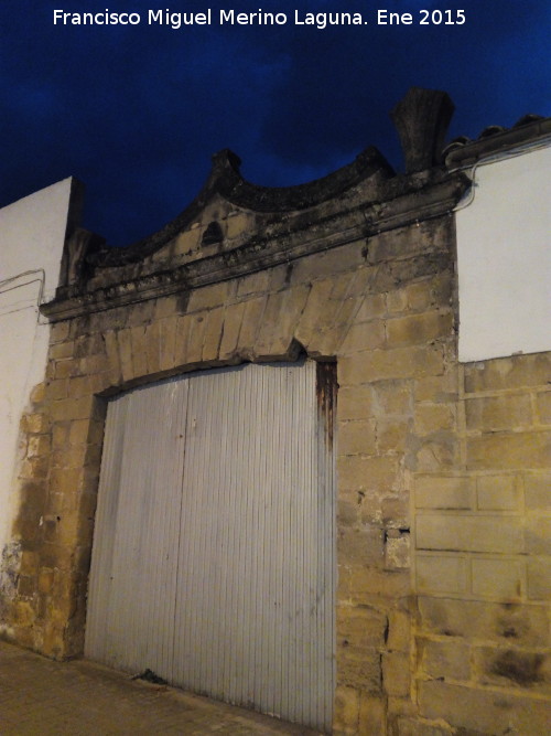 Casa de la Calle Andrés Segovia nº 2 - Casa de la Calle Andrés Segovia nº 2. Portón