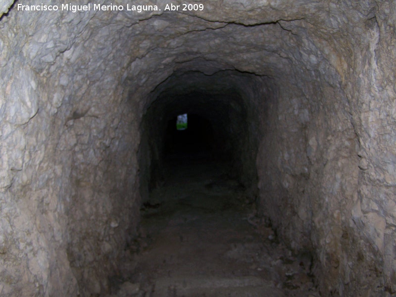 Camino de la Canalización - Camino de la Canalización. Túnel