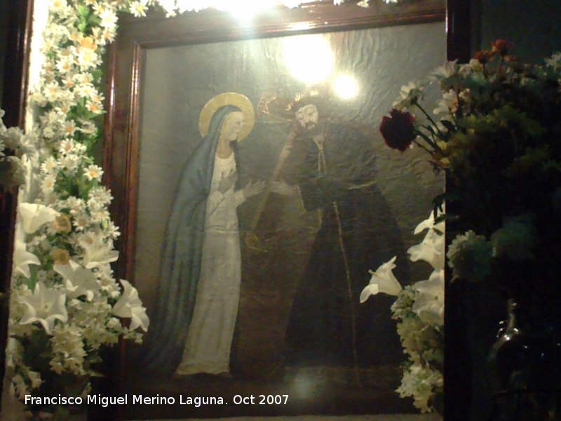 Hornacina de la Pasión de Jesús - Hornacina de la Pasión de Jesús. De noche