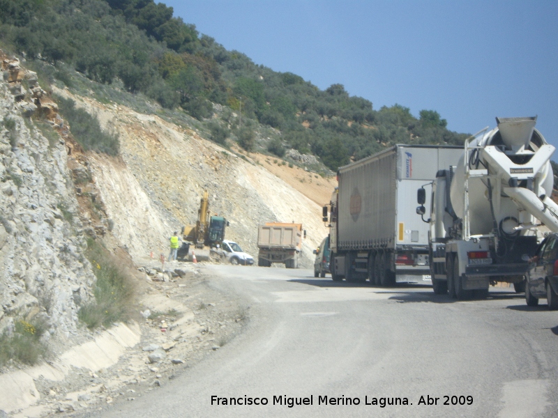 Carretera de Jaén - Carretera de Jaén. Obras de la nueva carretera