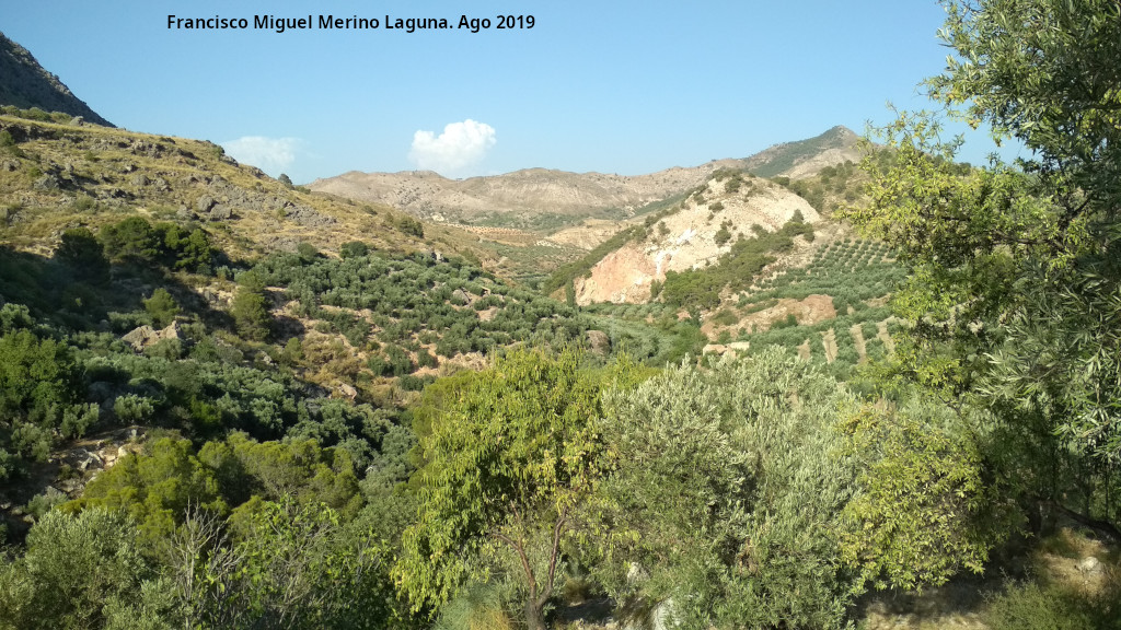 Río Jandulilla - Río Jandulilla. Desde el Castillo del Cerro de Atalaya - Bélmez de la Moraleda