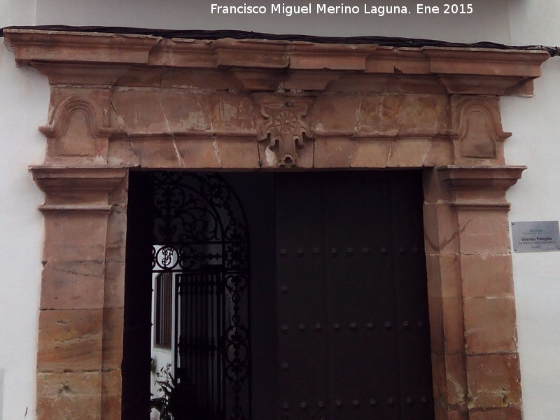 Casa de la Calle Antonio Garijo nº 16 - Casa de la Calle Antonio Garijo nº 16. Portada