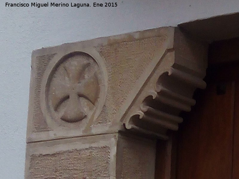 Casa de la Calle Agua n 9 - Casa de la Calle Agua n 9. Cruz de Malta