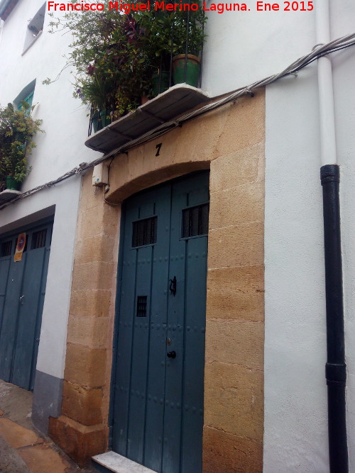Casa de la Calle Agua nº 7 - Casa de la Calle Agua nº 7. Portada
