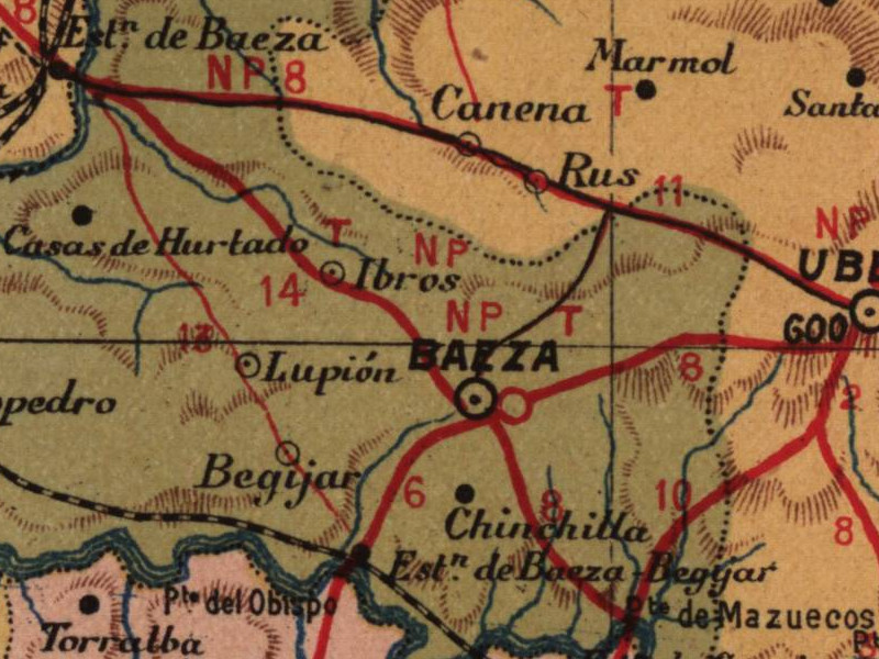 Historia de Lupión - Historia de Lupión. Mapa 1901