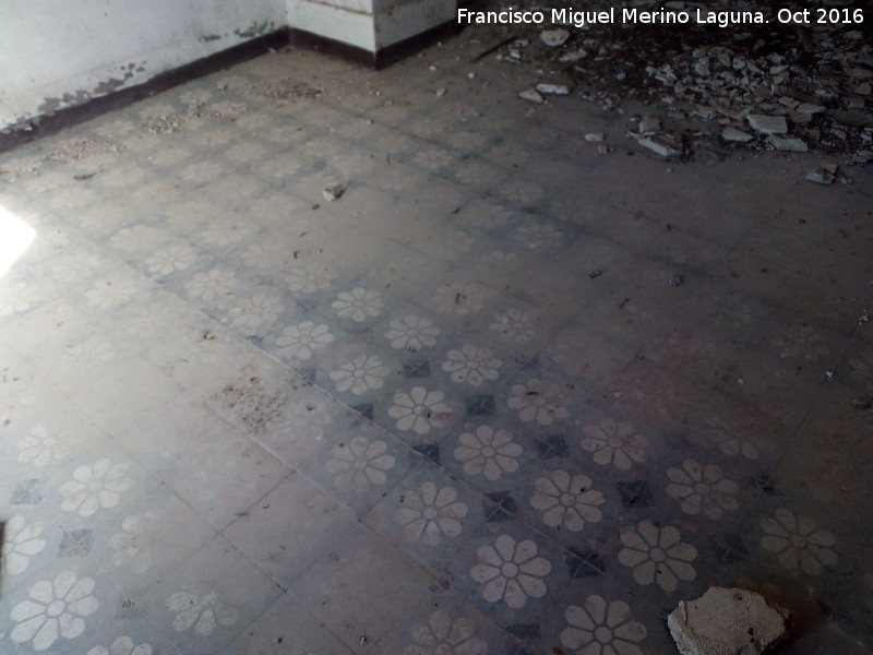 Casa de los Perales - Casa de los Perales. Solería del primer piso