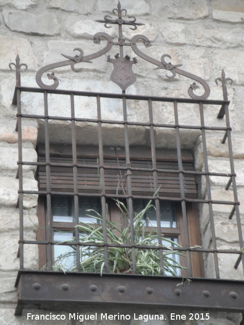 Casa de la Plaza de los Carreteros n 1 - Casa de la Plaza de los Carreteros n 1. Reja