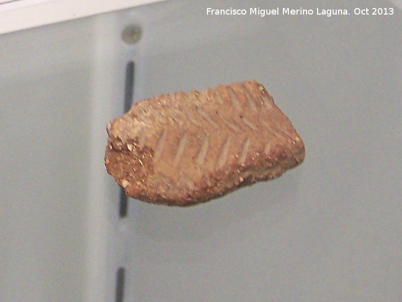 Historia de Martos - Historia de Martos. Cermica incisa neoltica. Museo Colegio San Antonio - Martos