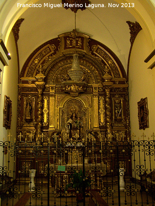 Iglesia de Santa Mara de la Villa - Iglesia de Santa Mara de la Villa. Capilla lateral