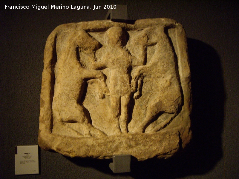 Los Castellones - Los Castellones. Relieve siglos V-IV aC. Los Castellones - Mogón. Museo Provincial de Jaén