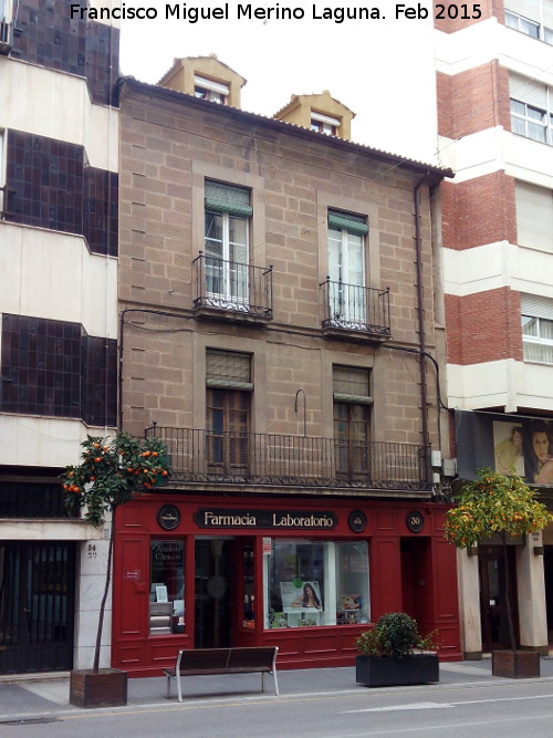 Casa de la Calle Isaac Peral nº 30 - Casa de la Calle Isaac Peral nº 30. Fachada