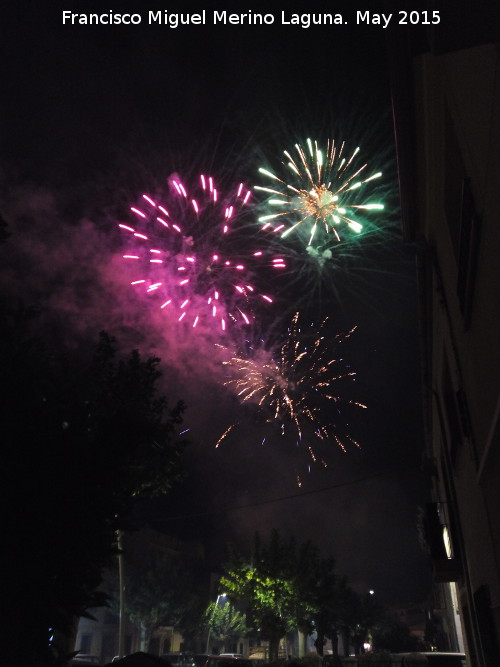 Romera de la Virgen de la Estrella - Romera de la Virgen de la Estrella. Fuegos artificiales