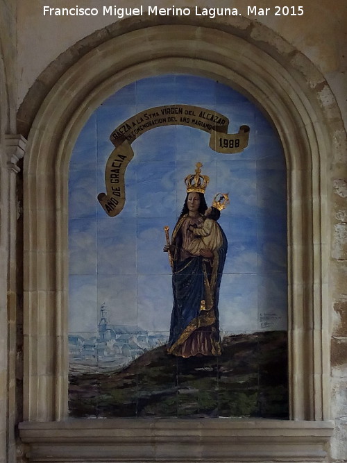 Hornacina de la Virgen del Alcázar - Hornacina de la Virgen del Alcázar. 