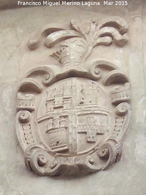 Casa de la Calle del Rojo nº 55 - Casa de la Calle del Rojo nº 55. Escudo derecho