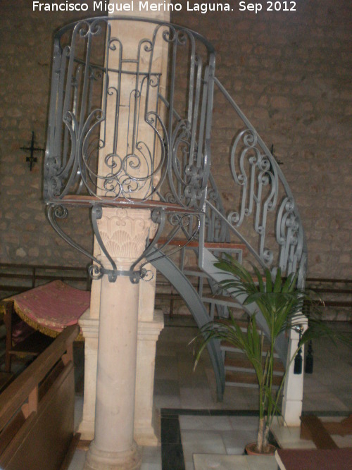 Ermita de la Virgen de la Estrella - Ermita de la Virgen de la Estrella. Púlpito
