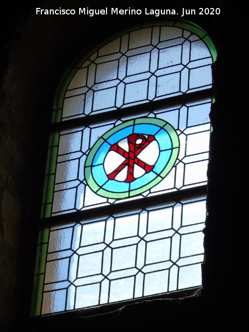 Ermita de la Virgen de la Estrella - Ermita de la Virgen de la Estrella. Vidriera