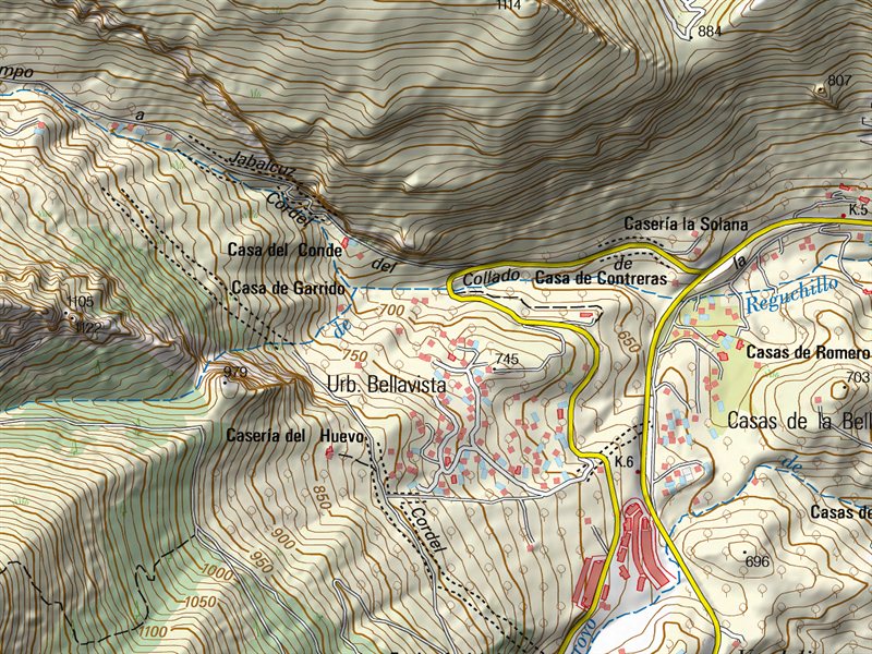 Casería de Garrido - Casería de Garrido. Mapa