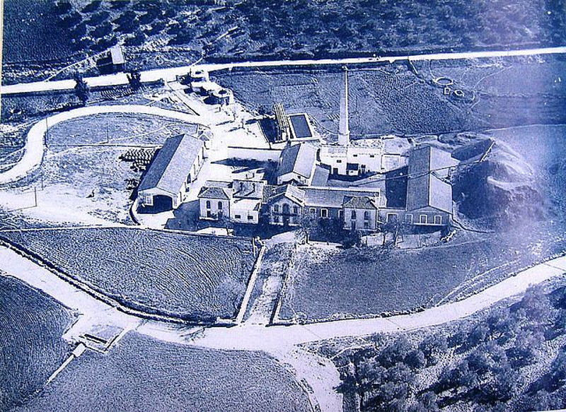 La Minilla - La Minilla. Foto antigua. Aérea