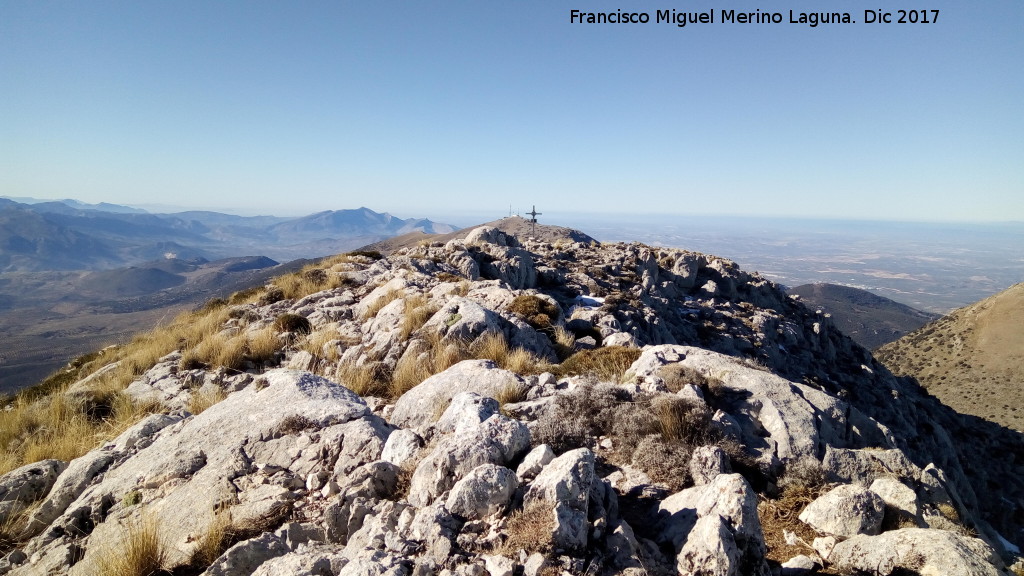 Peña Jaén - Peña Jaén. Cumbre