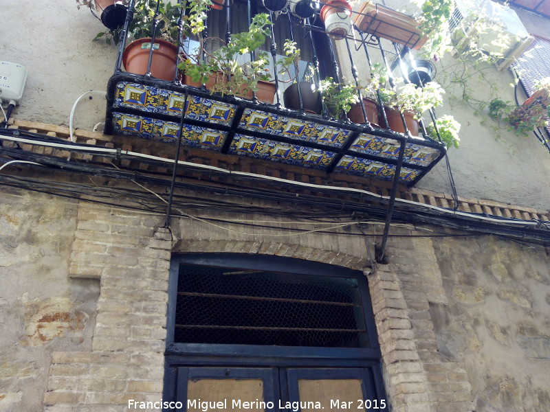 Casa de la Calle San Bartolom n 26 - Casa de la Calle San Bartolom n 26. Piso del balcn