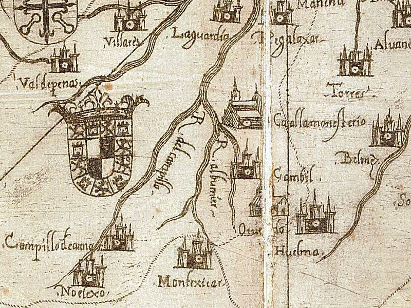 Historia de Noalejo - Historia de Noalejo. Mapa 1588