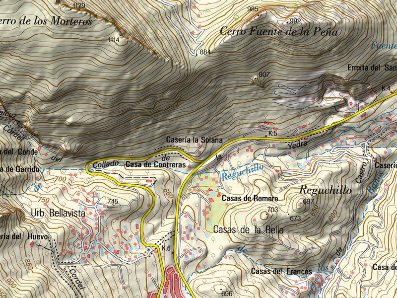 Casería Solana - Casería Solana. Mapa