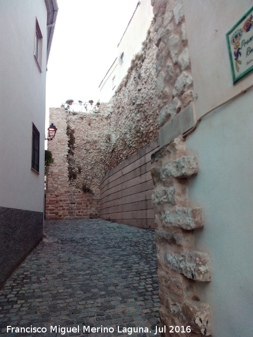 Murallas de Quesada - Murallas de Quesada. Muralla y torreón en la Calle del Cinto