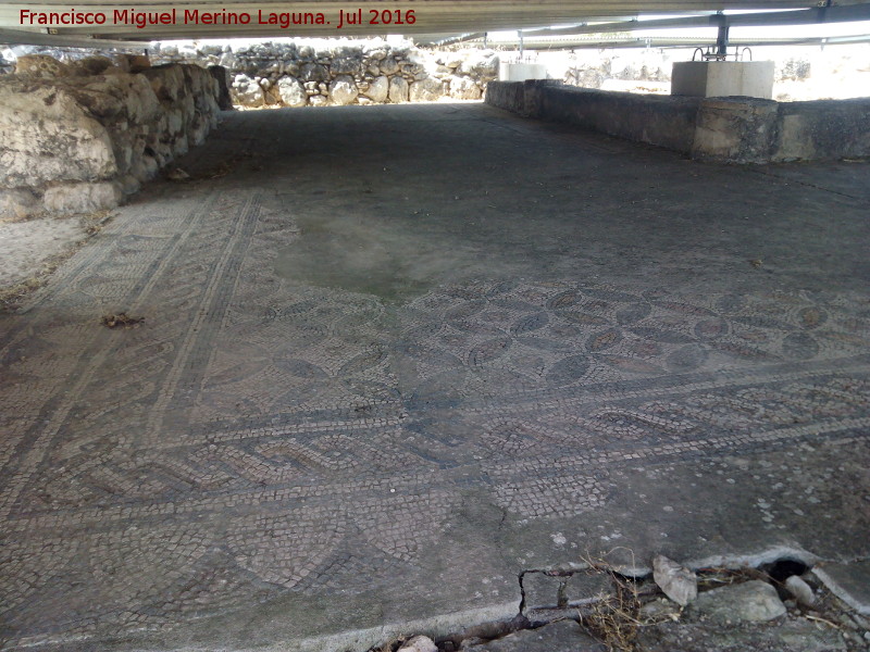 Villa Romana de Bruñel - Villa Romana de Bruñel. Mosaico