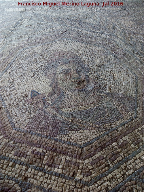 Villa Romana de Bruñel - Villa Romana de Bruñel. Mosaico