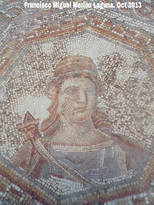 Villa Romana de Bruñel - Villa Romana de Bruñel. Mosaico de la habitación nº 33