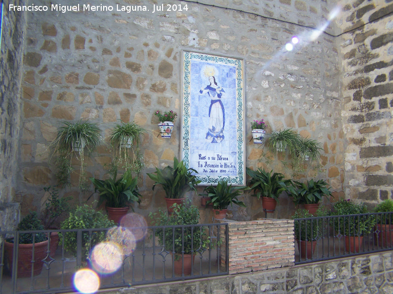 Iglesia de la Asunción - Iglesia de la Asunción. Azulejos de la Virgen de la Asunción