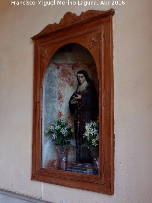Capilla del Cristo de la Misericordia - Capilla del Cristo de la Misericordia. Hornacina con restos de policromía