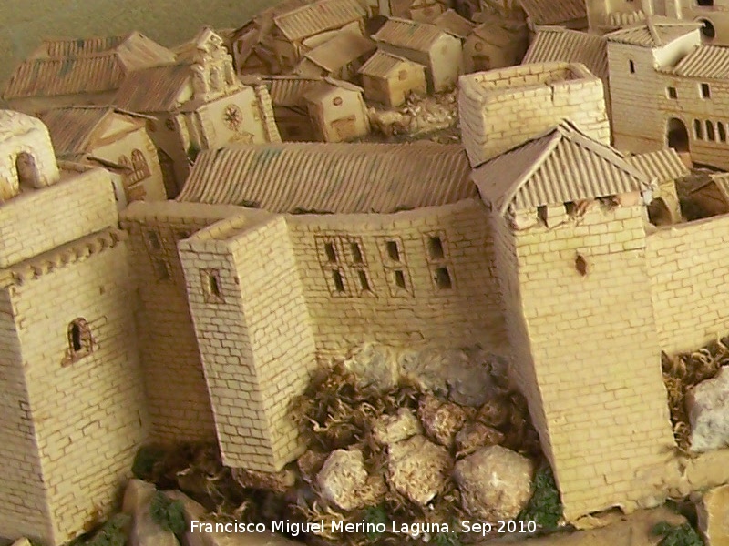La Mota. Torre del Adarve - La Mota. Torre del Adarve. Maqueta. Entre la Torre de la Cárcel y la Torre del Farol