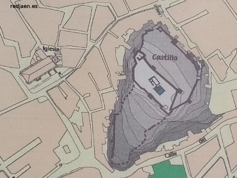 Castillo de Íllora - Castillo de Íllora. Plano