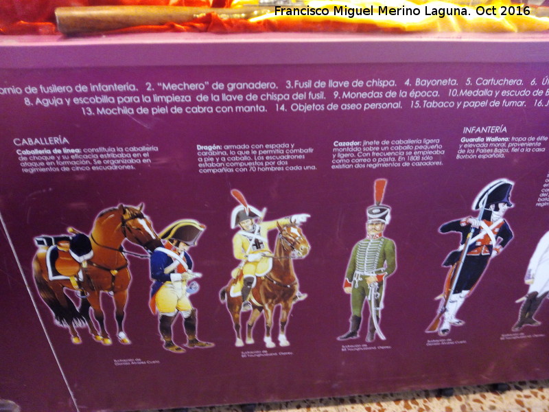Batalla de Bailén - Batalla de Bailén. Tropas españolas. Casa de Postas - Villanueva de la Reina