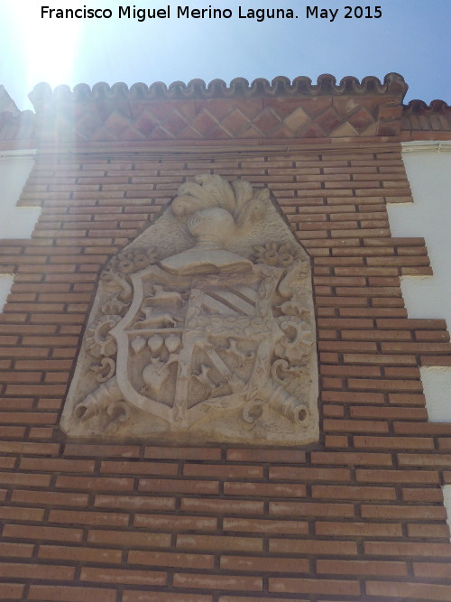 Casa de la Calle Oro nº 24 - Casa de la Calle Oro nº 24. Escudo lateral