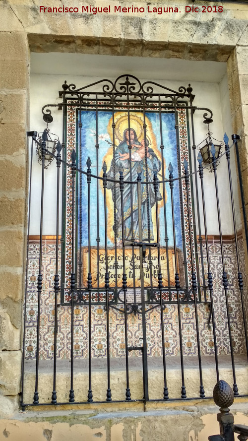 Ermita de San José - Ermita de San José. Hornacina de San José