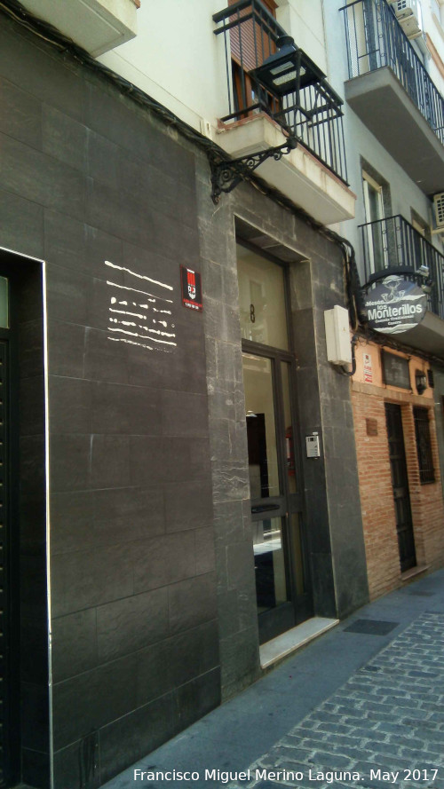 Casa de la Calle Gracianas nº 8 - Casa de la Calle Gracianas nº 8. Donde se encontraron las piezas