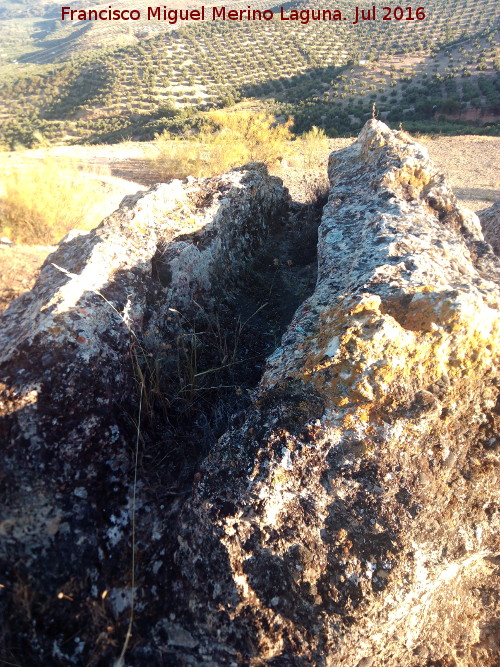 Necrópolis visigoda del Cerro de San Marcos - Necrópolis visigoda del Cerro de San Marcos. Sepultura visigoda