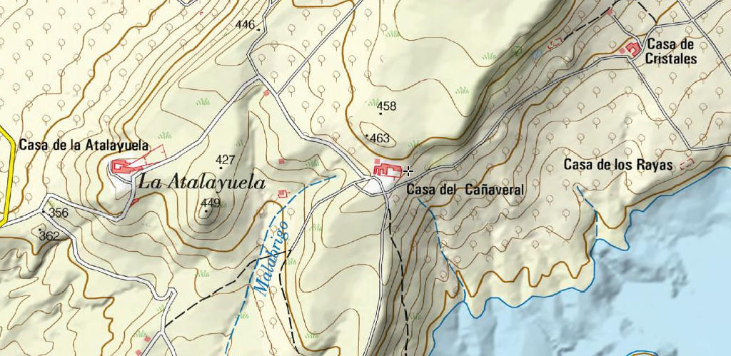 Cortijo Casa del Cañaveral - Cortijo Casa del Cañaveral. Mapa