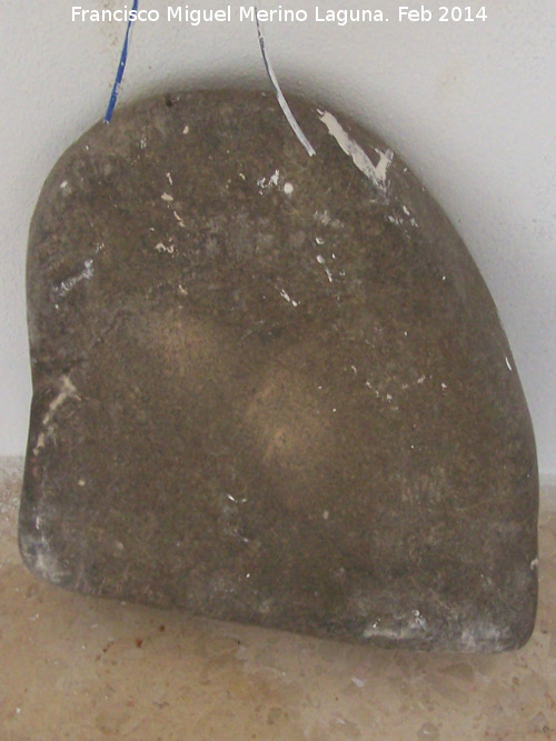 Historia de Santisteban del Puerto - Historia de Santisteban del Puerto. Molino de mano prehistórico. Museo Arqueológico de Santisteban