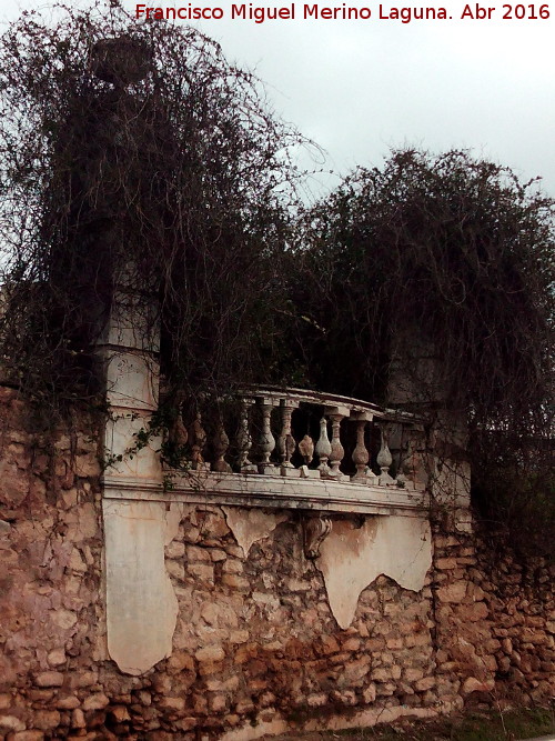 Casería Bermúdez - Casería Bermúdez. Balaustrada