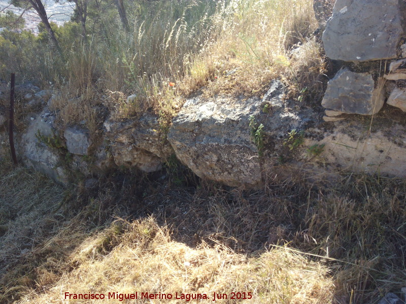 Muralla de Jaén. Lienzo Norte IV - Muralla de Jaén. Lienzo Norte IV. Muralla ibero romana