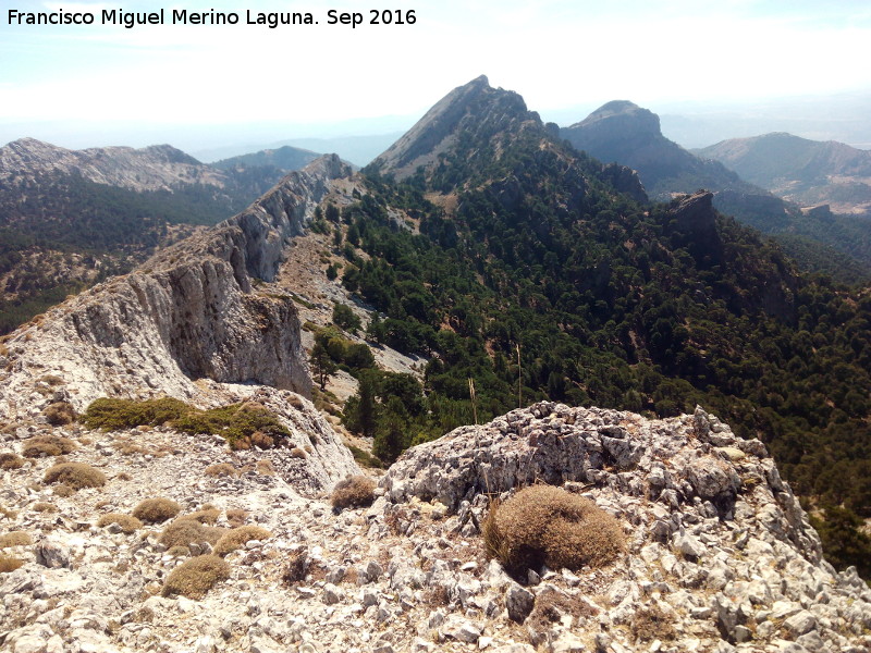 Peñón del Guante - Peñón del Guante. Desde la Cuerda de los Agrios